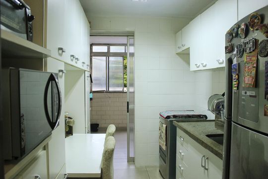 Cozinha de apartamento à venda com 3 quartos, 96m² em Vila Moreira, Guarulhos