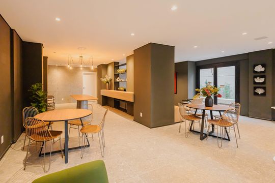 Área comum de kitnet/studio à venda com 1 quarto, 25m² em Pinheiros, São Paulo