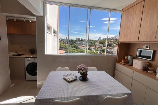 Cozinha de apartamento à venda com 3 quartos, 120m² em Santa Cecília, São Paulo
