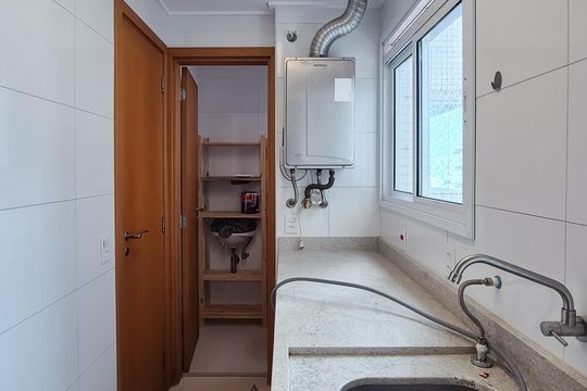 Área de Serviço de apartamento à venda com 3 quartos, 130m² em Anchieta, São Bernardo do Campo