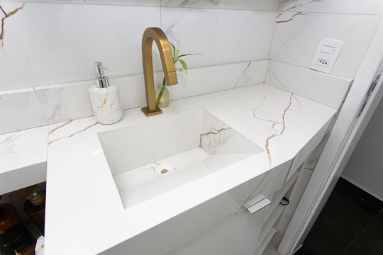 Banheiro Social de casa para alugar com 2 quartos, 120m² em Vila Beatriz, São Paulo