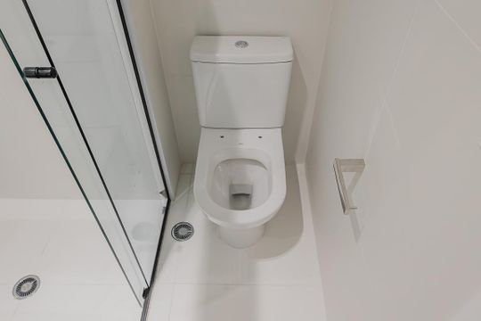Banheiro da Suíte de apartamento para alugar com 1 quarto, 38m² em Jardim Paulista, São Paulo
