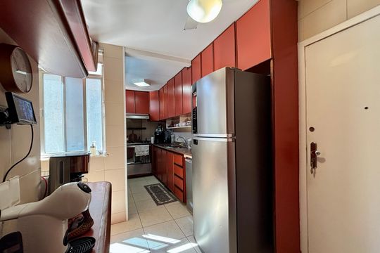 Cozinha de apartamento à venda com 4 quartos, 161m² em Botafogo, Rio de Janeiro