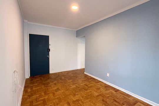 Sala de apartamento para alugar com 1 quarto, 49m² em Centro, Guarujá
