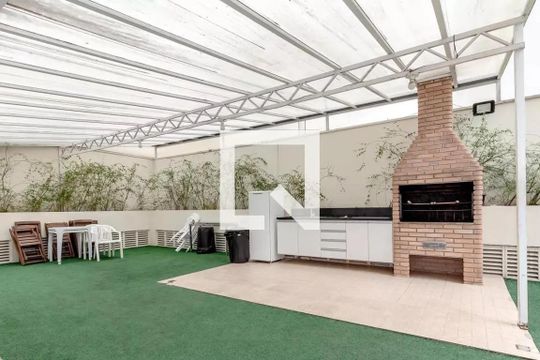 Área comum de apartamento à venda com 1 quarto, 45m² em Indianópolis, São Paulo