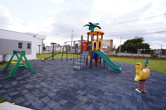 Área comum de casa de condomínio para alugar com 2 quartos, 80m² em Jardins Bellagio, Aparecida de Goiânia