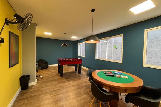 Sala de Jogos de kitnet/studio à venda com 1 quarto, 18m² em Vila Ipojuca, São Paulo