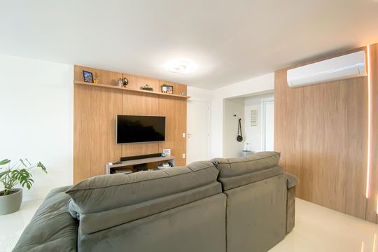 Sala de apartamento à venda com 3 quartos, 132m² em Vila Romana, São Paulo