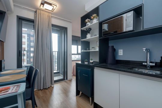 Studio de kitnet/studio à venda com 1 quarto, 26m² em Brooklin Paulista, São Paulo