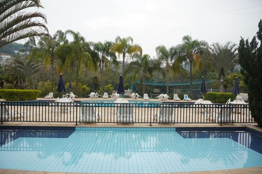 Área comum - Piscina de apartamento para alugar com 2 quartos, 140m² em Residencial Tambore Iii, Santana de Parnaíba