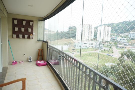 Varanda de apartamento para alugar com 2 quartos, 140m² em Residencial Tambore Iii, Santana de Parnaíba