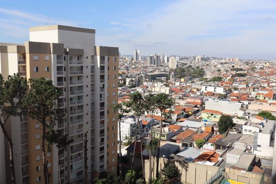 Vista do Quarto 2 de apartamento para alugar com 3 quartos, 75m² em Parque São Lucas, São Paulo