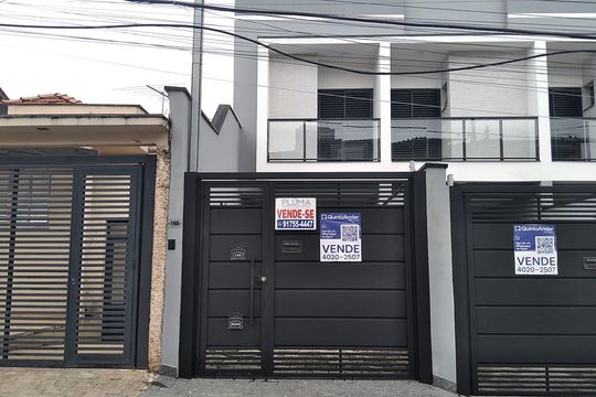 Fachada de casa à venda com 3 quartos, 140m² em Vila Isolina Mazzei, São Paulo