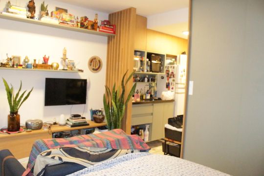 Studio de kitnet/studio para alugar com 1 quarto, 27m² em República, São Paulo
