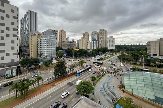 Vista de kitnet/studio para alugar com 1 quarto, 26m² em Jardim das Acacias, São Paulo