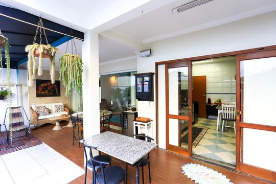 Quintal de casa de condomínio à venda com 4 quartos, 340m² em Parque Monte Alegre, Taboão da Serra