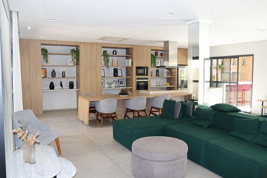 Área comum de kitnet/studio à venda com 1 quarto, 29m² em Bela Vista, São Paulo