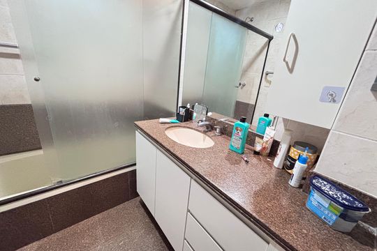 Banheiro da Suíte de apartamento para alugar com 4 quartos, 185m² em Recreio dos Bandeirantes, Rio de Janeiro