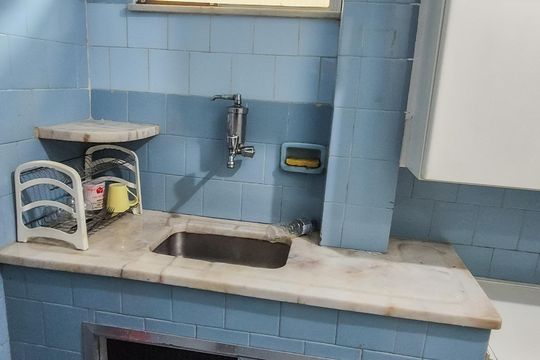 Cozinha de apartamento à venda com 3 quartos, 91m² em Olaria, Rio de Janeiro