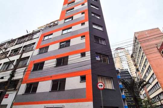Fachada do Prédio de kitnet/studio à venda com 1 quarto, 15m² em República, São Paulo
