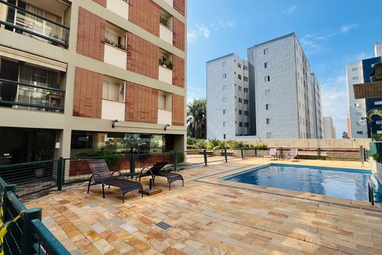 Área comum de apartamento à venda com 2 quartos, 96m² em Jardim Flamboyant, Campinas