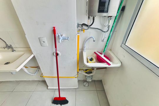 Área de Serviço de apartamento para alugar com 2 quartos, 41m² em Parada Xv de Novembro, São Paulo