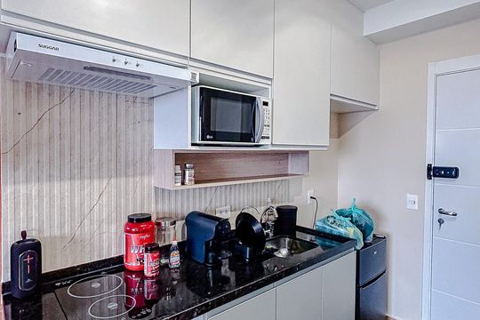 Cozinha de apartamento à venda com 1 quarto, 27m² em Vila Matilde, São Paulo