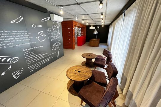 Área comum - Salão de festas de apartamento à venda com 1 quarto, 70m² em Carandiru, São Paulo