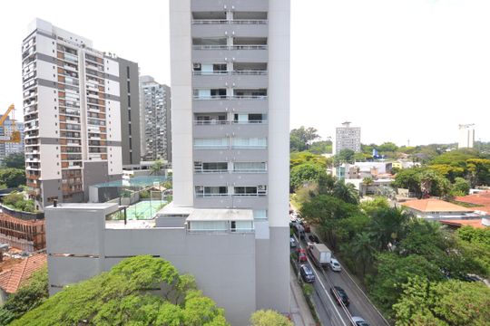 Varanda de kitnet/studio para alugar com 1 quarto, 25m² em Butantã, São Paulo