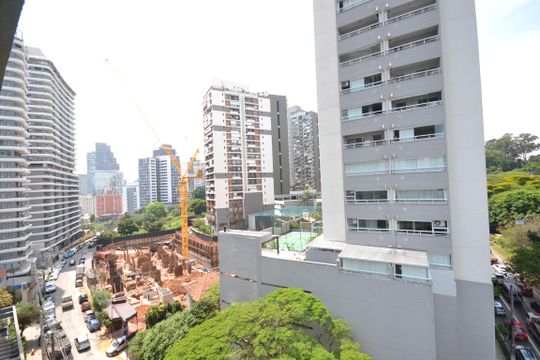 Varanda de kitnet/studio para alugar com 1 quarto, 25m² em Butantã, São Paulo