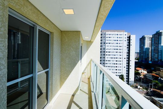 Varanda da Sala de apartamento à venda com 2 quartos, 68m² em Vila Galvão, Guarulhos