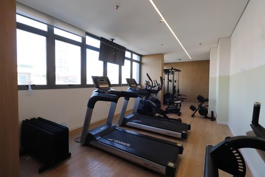 Área comum - Academia de kitnet/studio para alugar com 1 quarto, 27m² em Vila Aricanduva, São Paulo