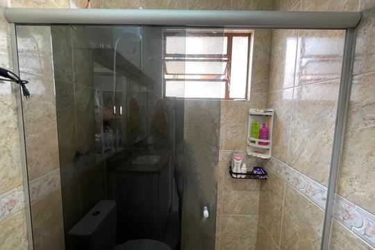 Banheiro de casa para alugar com 3 quartos, 104m² em Santo Afonso, Novo Hamburgo