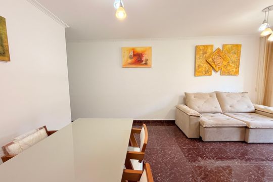 Sala de apartamento à venda com 3 quartos, 76m² em Anhangabaú, Jundiaí