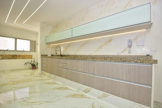 Cozinha de apartamento para alugar com 4 quartos, 200m² em Vila Andrade, São Paulo