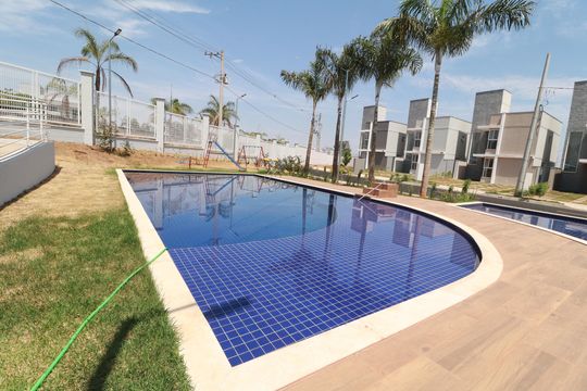 Área comum - Piscina de casa de condomínio para alugar com 3 quartos, 82m² em Granja Marileusa, Uberlândia