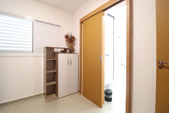 Suíte 2 de casa de condomínio para alugar com 3 quartos, 82m² em Granja Marileusa, Uberlândia