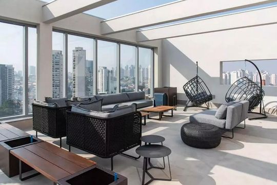 Área comum de apartamento à venda com 1 quarto, 40m² em Vila Mariana, São Paulo