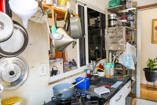 Cozinha de casa à venda com 1 quarto, 650m² em Del Castilho, Rio de Janeiro