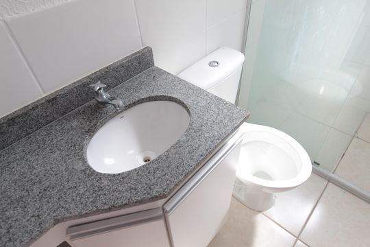 Banheiro da Suíte de apartamento para alugar com 2 quartos, 60m² em Jardim Guanabara, Belo Horizonte