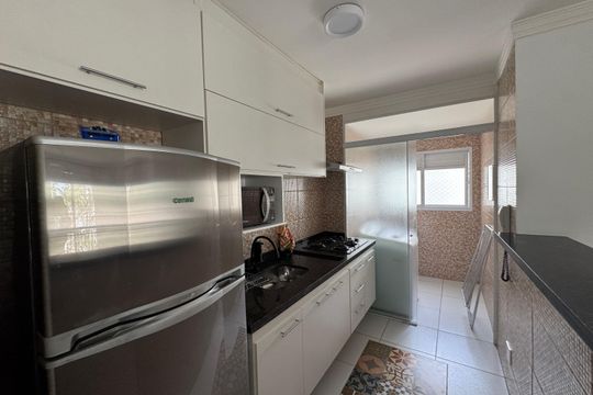 Cozinha de apartamento à venda com 2 quartos, 55m² em Vila Bela, São Paulo