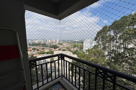 Varanda da Sala de apartamento à venda com 2 quartos, 55m² em Vila Bela, São Paulo