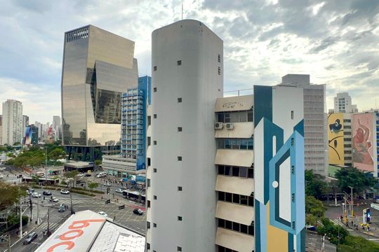 Vista da Varanda de kitnet/studio para alugar com 1 quarto, 24m² em Pinheiros, São Paulo