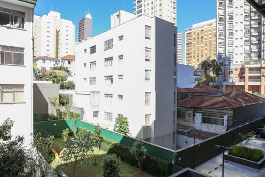 Vista do Sacada de kitnet/studio à venda com 1 quarto, 27m² em Perdizes, São Paulo
