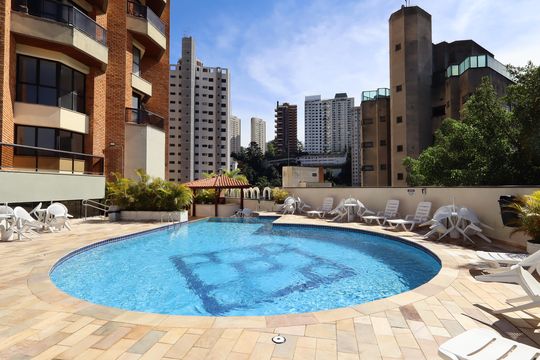 Área comum - Piscina de apartamento para alugar com 1 quarto, 40m² em Jardim Ampliacao, São Paulo
