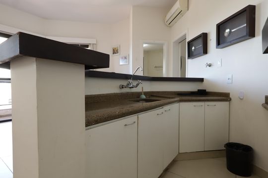 Cozinha de apartamento para alugar com 1 quarto, 40m² em Jardim Ampliacao, São Paulo