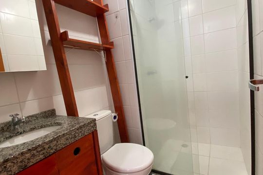 Banheiro de apartamento para alugar com 2 quartos, 43m² em Jardim Boa Vista (Zona Oeste), Osasco