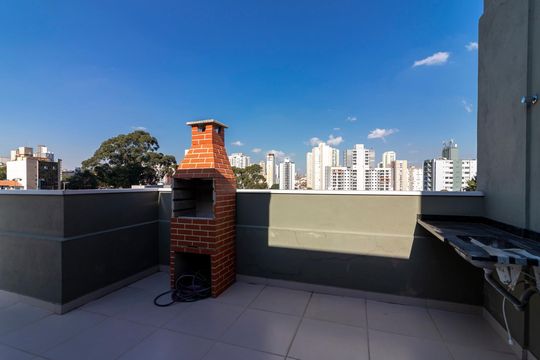 Área comum - Churrasqueira de apartamento para alugar com 2 quartos, 38m² em Vila Paulicéia, São Paulo