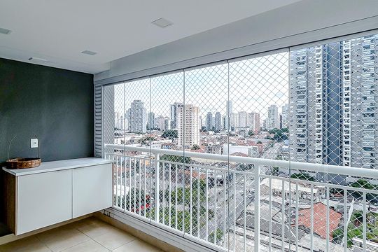 Varanda de apartamento à venda com 2 quartos, 67m² em Vila Zilda, São Paulo