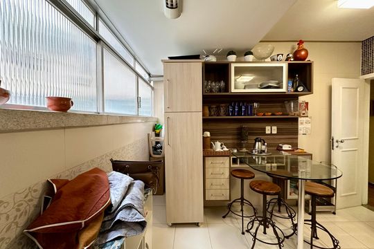 Área comum de apartamento à venda com 4 quartos, 130m² em Botafogo, Rio de Janeiro